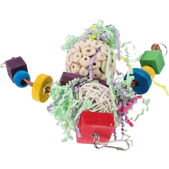 LOLIPPYY Bird Hanging Plaything Parrot Chewing Toy Paper Pet Owners Daily Use 1 PCS
