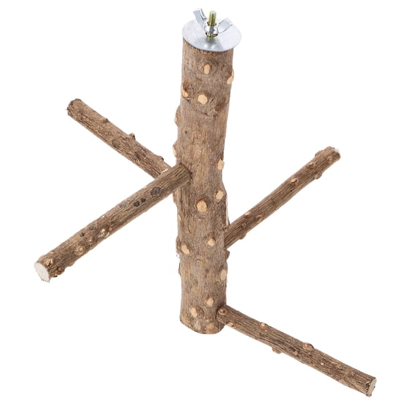 LOLIPPYY Bird Perch Platform Inside Cage Exercise Wood 1 Set