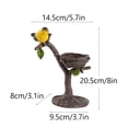thumbnail image 1 of Bird Decorative Candle Stand Branch Candlestick Holder Tabletop Decorative Tealight Candle Stand For Halloween Christmas Home Dining Table Centerpiece Decor Dark Brown, 1 of 7