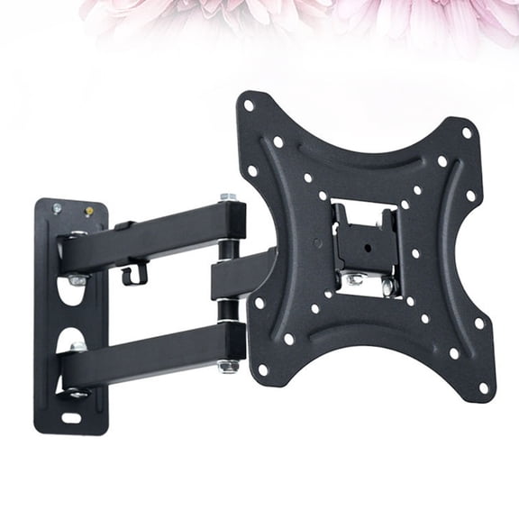 LOLIPPYY Black Adjustable LCD TV Bracket for 23 to 42 Inches Tvs with Durable Steel Construction for Home Use