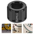 thumbnail image 1 of LOLIPPYY Black Aluminum Alloy Bicycle Thru Axle Cap Rear Fork Nut Easy Install Mountain Motor Nut, 1 of 8