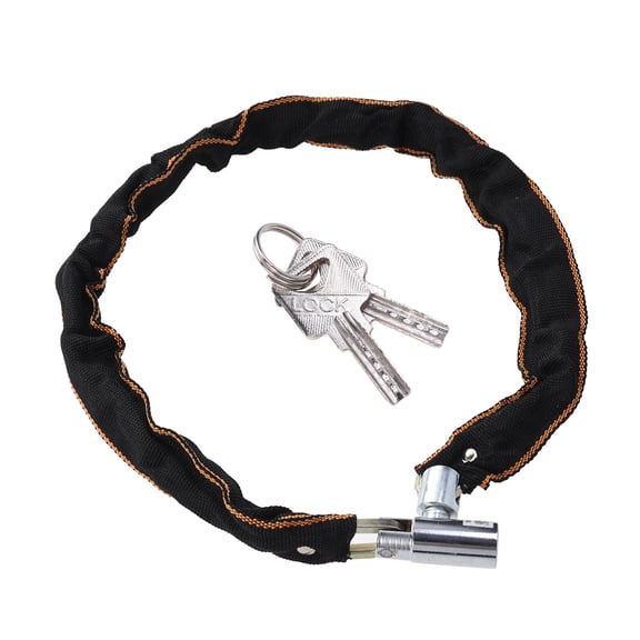 LOLIPPYY Black Cable Lock with Easy Locking Mechanism and Heavy Braided Steel for Bikes