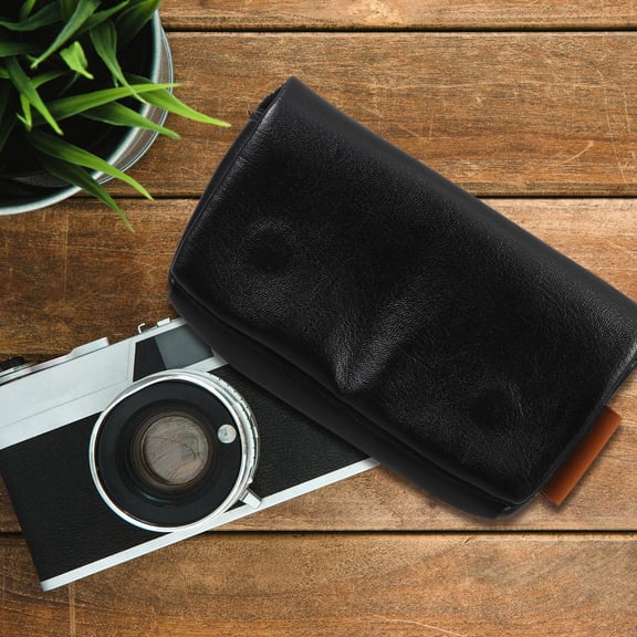 LOLIPPYY Black Protective Camera Case Bag Lightweight Portable Storage Pouch for Travel and Everyday Use