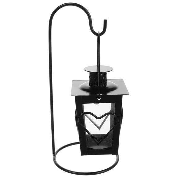 LOLIPPYY Black Candle Stand Lantern Style Home Decor for Special Events