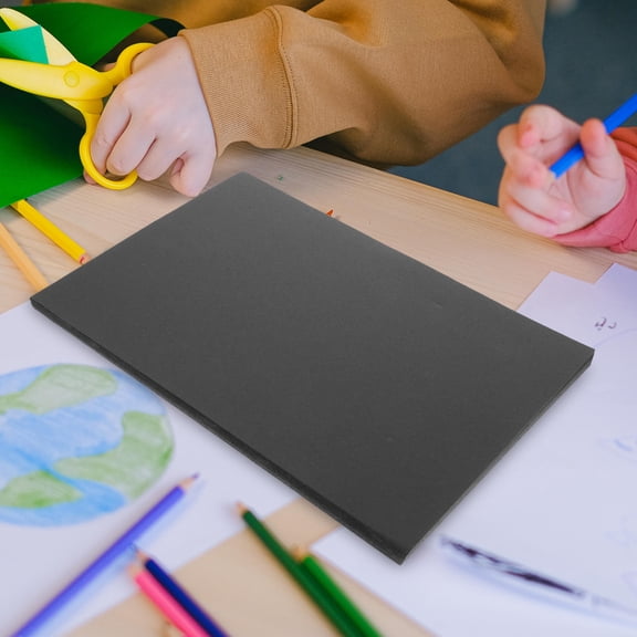 LOLIPPYY Black Cardstock Paper Sheet for Acrylic Watercolor Sketch and Art Projects Strong and Versatile