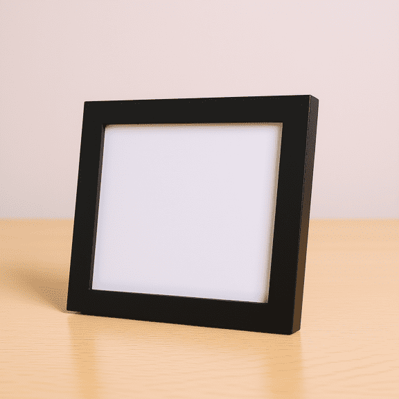 LOLIPPYY Black Cd Display Frame for Home Decor Desktop Organizer with Stylish Versatile Use