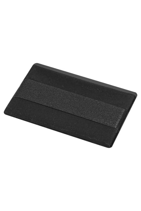 Black Cellphone Pocket Holder Stick on Phone Wallet with Receipt and Ticket Storage