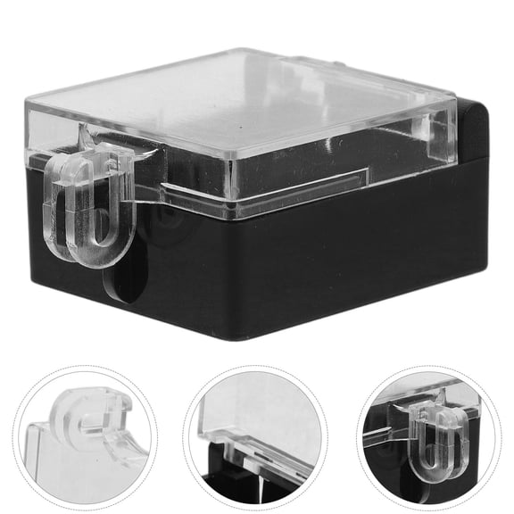 LOLIPPYY Black Compact Push Button Switch Cover with All Around Protection and Easy Installation