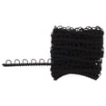 thumbnail image 1 of LOLIPPYY Black Elastic Ribbon with Button and Wave Pattern Trim, Ideal for Sewing, Craft Projects, Garment Decoration and Embellishments, 1 of 6