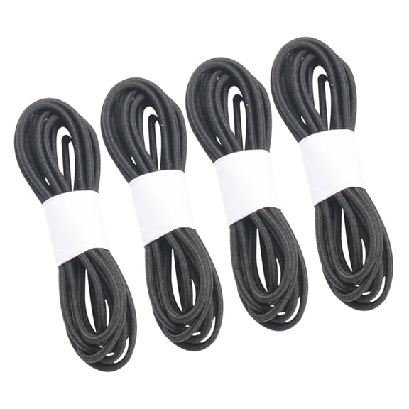 LOLIPPYY Black Elastic Bands for Notebooks, 6 Pieces with Nylon and Metal Buckle, Size A5, and Flexible Accessories