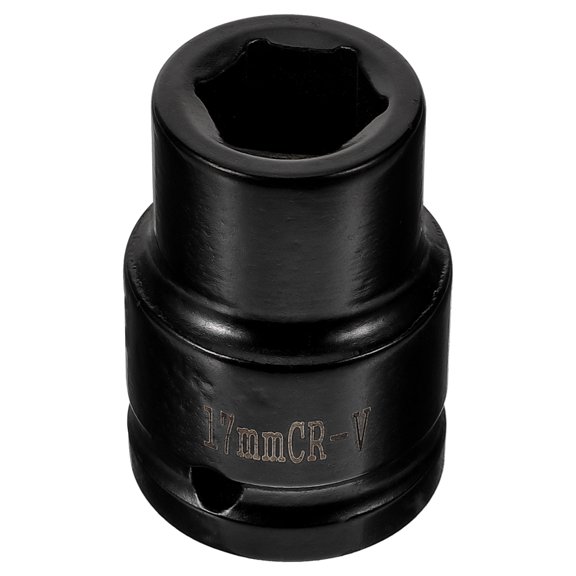 LOLIPPYY Black Electric Wrench Socket Bit Adapter Chrome Vanadium Steel 1Pack