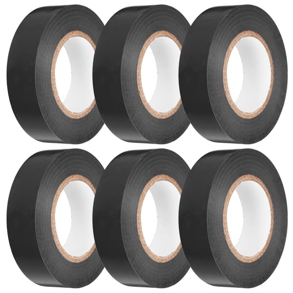LOLIPPYY Black Electrical Insulation Tape for Home Use, PVC Material for Wire Repair, and Electrical Safety