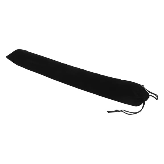LOLIPPYY Black Electronic Wind Instrument Bag Drawstring Pouch Protective Dustproof Flute Recorder Storage