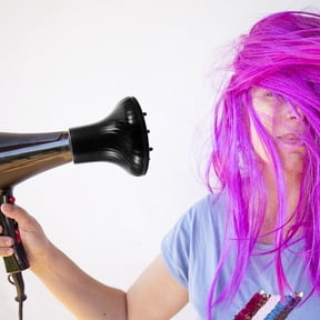 LOLIPPYY Black Hair Dryer Diffuser Attachment, , Design for Maximum Volume and Frizz Control
