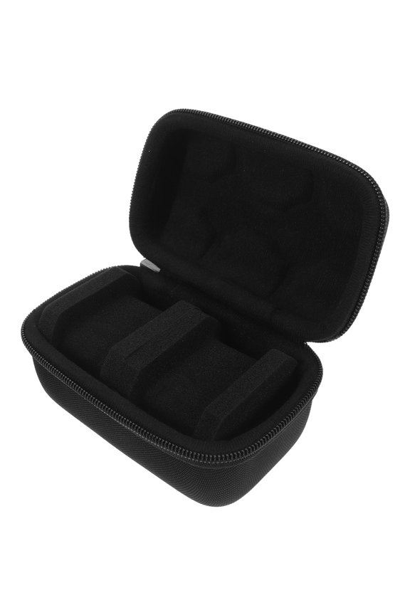 Black Hard Watch Organizer Box Spacious Shockproof Portable Travel Case for Automatic Watches