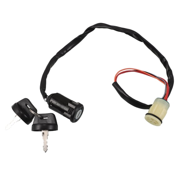LOLIPPYY Black Ignition Switch with Key for Atv Scooter and Motorcycle Enhanced Security