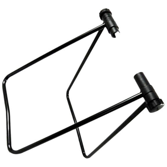 LOLIPPYY Black Metal Bike Stand Parking Rack with Quick Release Clamp for Secure Rear Wheel Holding