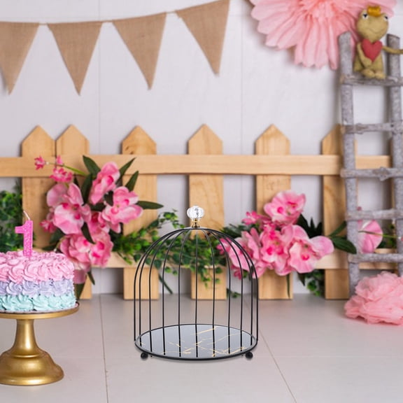 LOLIPPYY Black Metal Multi-Tier Cake Stand and Cupcake Holder Dessert Display for Parties, Weddings, and Special Events
