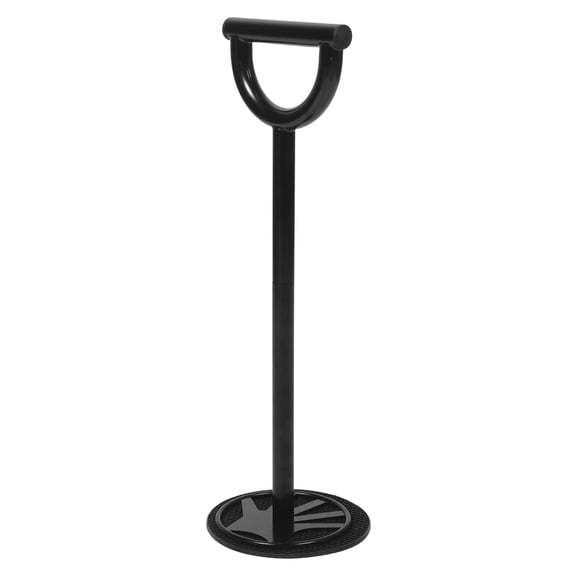 LOLIPPYY Manual Kitchen Garbage Compressor Black Metal Waste Pusher Easy to Use
