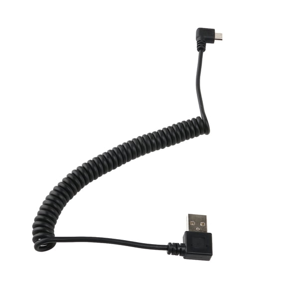 LOLIPPYY Black Micro USB Data Cable with Shielded Construction for Fast Charging