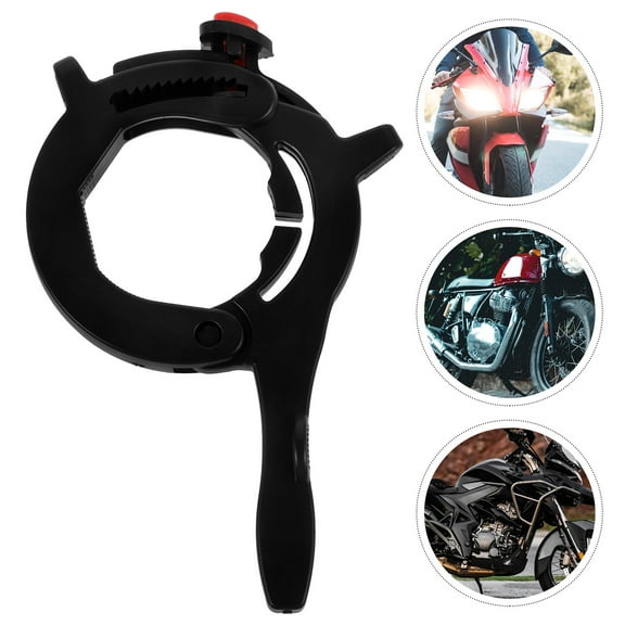 LOLIPPYY Black Motorcycle Cruise Control Handlebar Assist with Durable ABS Material for Motorbike