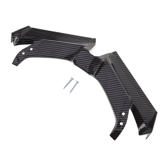 LOLIPPYY Black Motorcycle Front Fairing Side Wing for Aerodynamic Stability and Stylish Modification