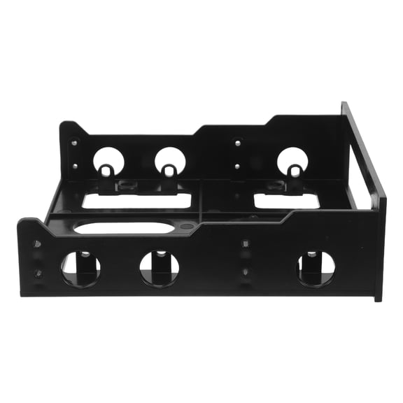 LOLIPPYY Black Mounting Bracket for 3.5 Inch Hard Drive SSD with Vibration Reduction