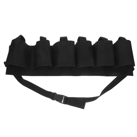 LOLIPPYY Black Beer Waist Pouch with Quick Access Bottle Holder for Camping and Outdoor Use