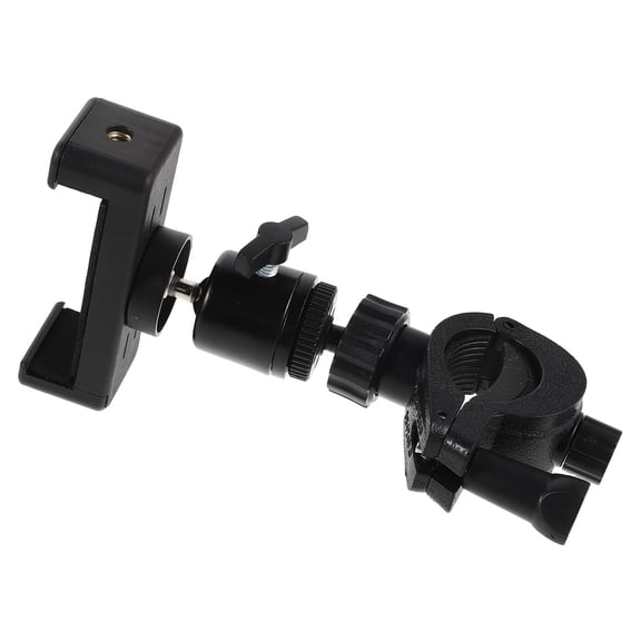 LOLIPPYY Black Musical Instrument Phone Stand with 360 Degree Rotation for Trumpet and Brass Instruments