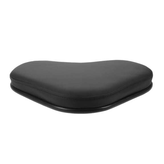 LOLIPPYY Black PU Seat Cushion for Exercise Bikes, Ergonomic Support for Rowing, Recumbent, and Stationary Bike Comfort