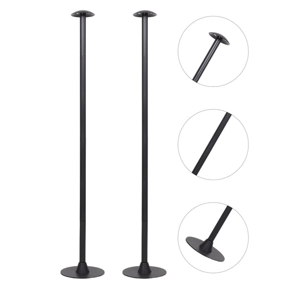 LOLIPPYY Black Plastic Boat Cover Support Pole Fit and Multipoint Weight Distribution for Enhanced Stability