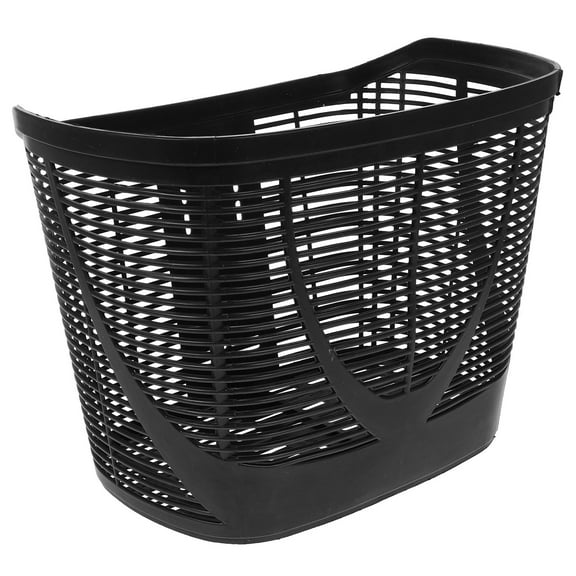 LOLIPPYY Large Capacity Black Plastic Mobility Scooter Basket for Kids, Easy to Install and Design