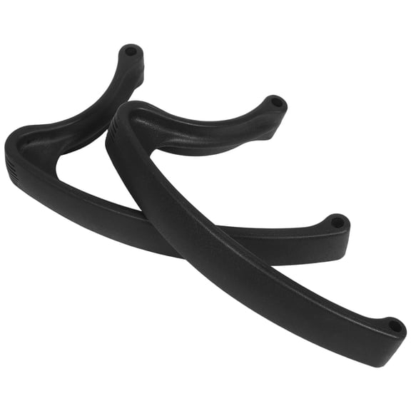 LOLIPPYY Black Plastic Office Chair Armrest Replacement for Ergonomic Comfort Easy Installation Suitable for Office 1 Pair