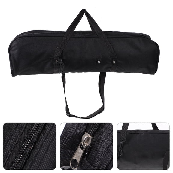 LOLIPPYY Black Portable Harmonica Case with Design and Convenient Storage for Easy Transport