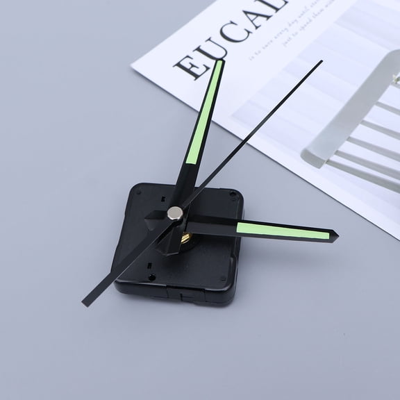 LOLIPPYY Black Quartz Clock Movement Kit for Clock Repair with Simple Elegant Design and Easy Installation