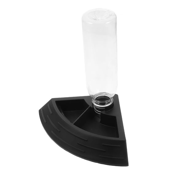 LOLIPPYY Black Reptile Water Fountain with Automatic Storage, Ideal for Tortoises, Lizards, and Small Pets Hydration