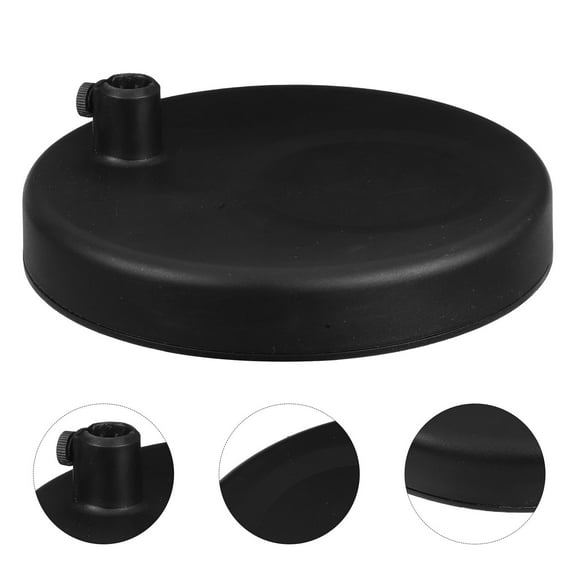 LOLIPPYY Black Round Lamp Counterweight Block Heavy Duty Base Weight Loader for Floor and Desk Lamps