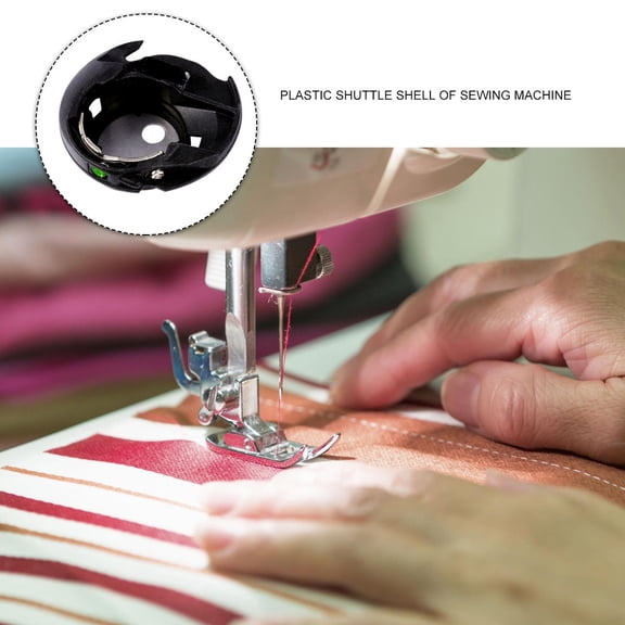 LOLIPPYY Black Sewing Machine Bobbin Case Compatible with Brother Durable Plastic Shuttle Shell Sleeve