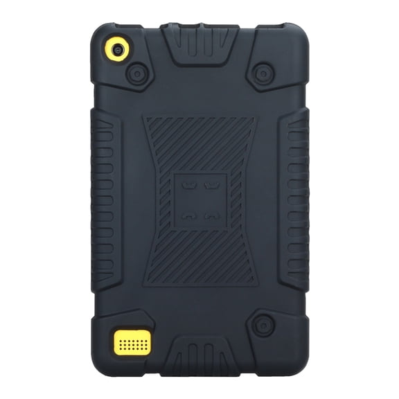 LOLIPPYY Black Silicone Case for 7 Tablet Special Design Lightweight Cover with Precise Cut Outs