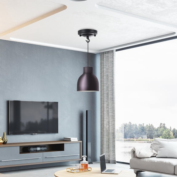 LOLIPPYY Black Split Type Ceiling Plate for Light Fixtures Strong Iron Zinc Alloy Material