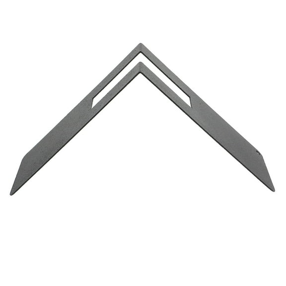 LOLIPPYY Black Stainless Steel Coffee Filter Holder V-Shaped Desktop Organizer Stand for Kitchen Storage