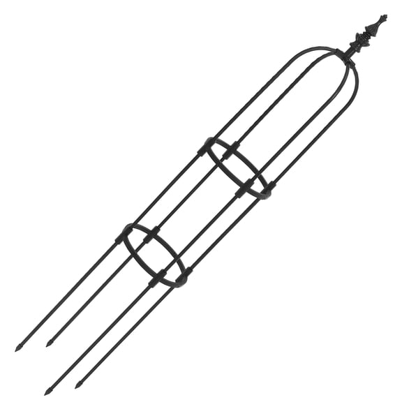 LOLIPPYY Black Stainless Steel Garden Obelisk Trellis for Climbing Plants and Roses Easy Assembly 71 Inches