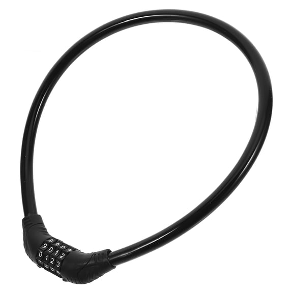 LOLIPPYY Black Steel Bike Chain Lock with Keys Heavy Duty Anti Theft Portable Lock for Bikes and Motorcycles