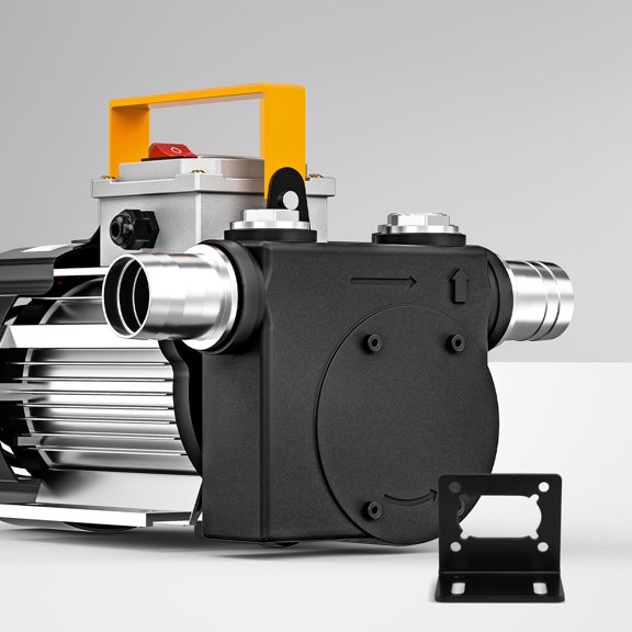 LOLIPPYY Black Steel Motor Mount Bracket for Gear Motor Stable Mounting with User Friendly Installation