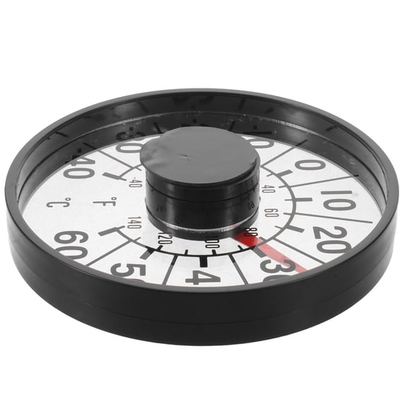 LOLIPPYY Black Sticky Thermometer for Outdoor Window Easy Mount with Stable Temperature Gauge