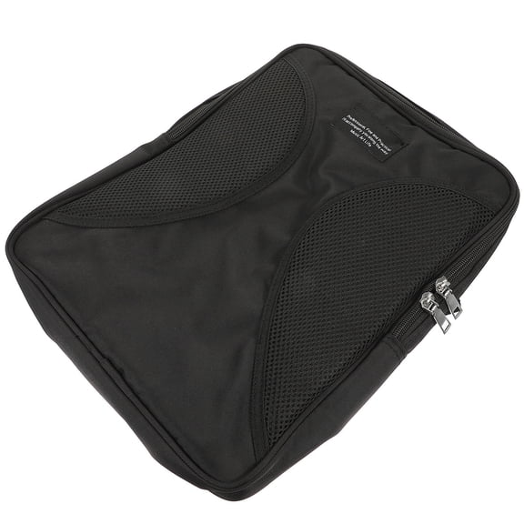 LOLIPPYY Black Violin Sheet Storage Bag with Zipper Durable Nylon and Composite Cloth for Music Scores 15.5x10.5 Inches