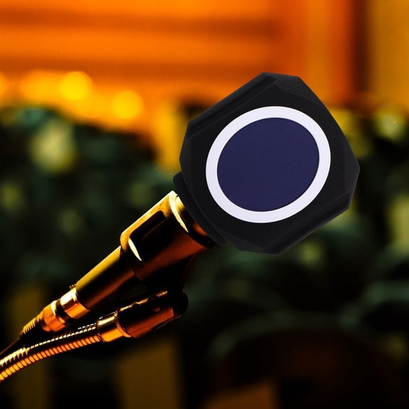 LOLIPPYY Black Vocal Isolation Shield for Microphone with Acoustic Noise Reduction Technology