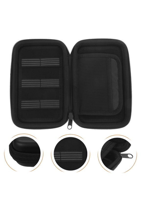 Black Watch Strap Storage Bag Scratch Resistant Material with Simple Design