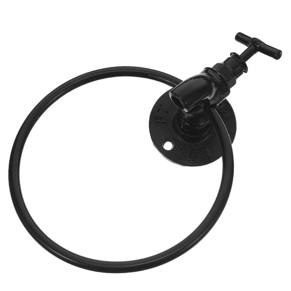 LOLIPPYY Spigot Towel Holder Wall Mount Rustic Towel Rack for Kitchen and Bathroom Use