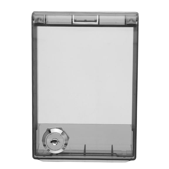 LOLIPPYY Black Weatherproof Electrical Box with Compact Enclosure for Outdoor Switch Socket Safety